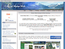 Tablet Screenshot of centralmaineweb.com